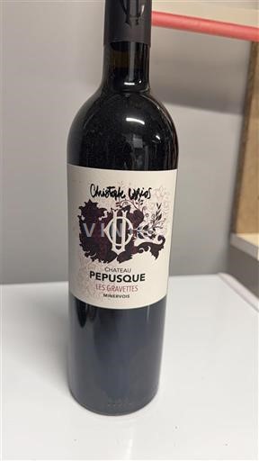 Viinit Rouge sec Les Gravettes Château Pépusque Non millésimé Ranska Languedoc Minervois AOC