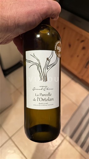 Sud-Ouest Gaillac Domaine Grand Chêne La Parcelle de l'Portolan 2023