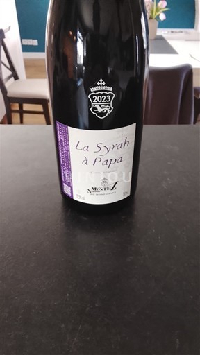 Alpi i Rodoska oblast Ронске колине Domaine Stéphane Montez La Syrah à Papa 2023