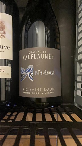 Langvedok Pic-saint-loup Château Valflaunès Espérance 2017