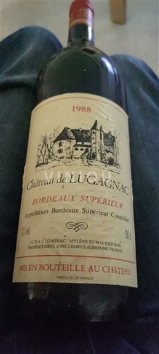 Bordeaux Bordeaux superiore Château Lugagnac 1988