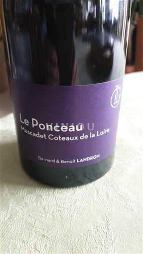 Valea Loarei Muscadet-Coteaux-de-la-Loire Bernard & Benoît Landron Le Ponceau 2019