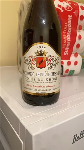 Rhônen laakso Côtes-du-rhône Domaine S Chanssaud 1998