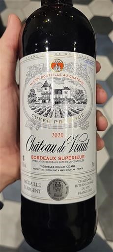Burdeos Bordeaux superior Château Viaut Prestige 2020