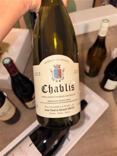 Bourgogne Chablis Jean-Paul & Benoît Droin 2013