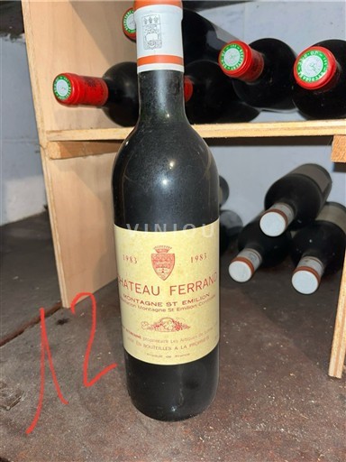 Bordeaux Montagne Saint-Émilion Château Ferrand 1983