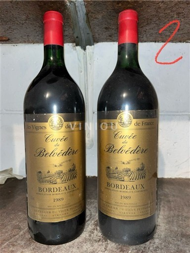Burdeos Bordeaux Les Vignes de France du Belvédère 1989