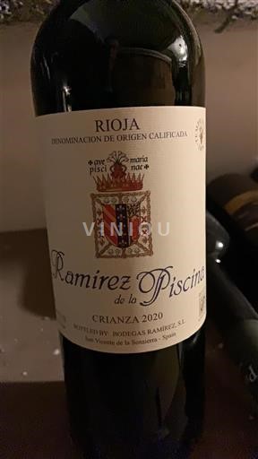 La Rioja Rioja Ramirez de la Piscina Crianza 2020