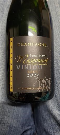 Champagne Jean-Marie Massonnot 2013