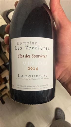 Languedoc Domaine Les Verrières Clos des Soutyères 2014