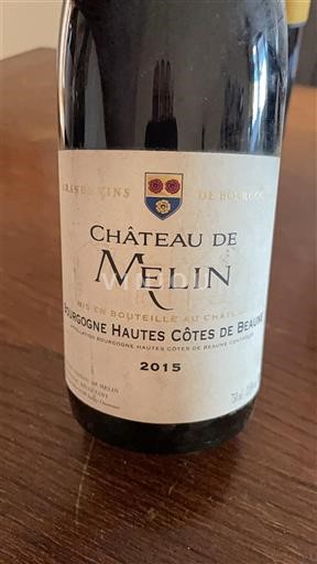 Bourgondië Niet gespecificeerd Château Melin 2015