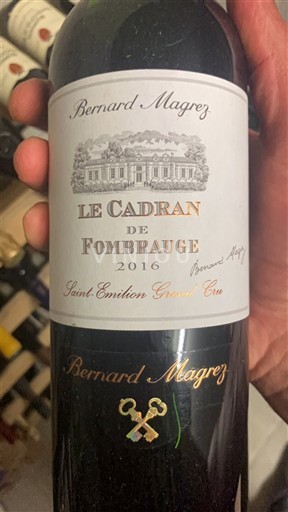 Bordeaux Saint-Émilion Grand Cru Grand Cru Le Cadran de Fombrauge 2016