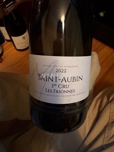 Burgundija Saint-Aubin Premier Cru Domaine André Moingeon & Fils Les Frionnes 2022