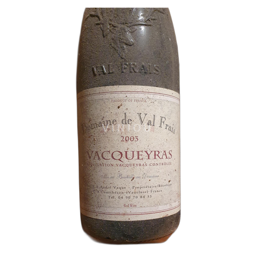 Rhône-dalen Vacqueyras Domaine de Val Frais 2003