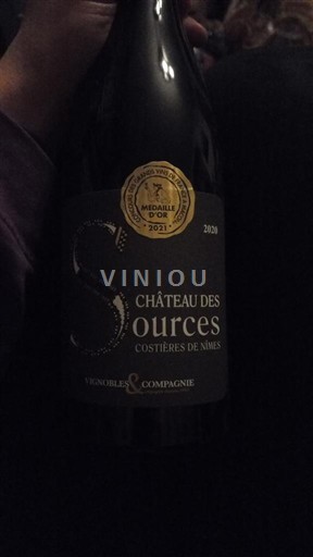 Vallée du Rhône Costières-de-nîmes Château S Sources 2020