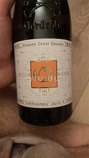 Rhônen laakso Châteauneuf-du-Pape Domaine Croze Granier 2024