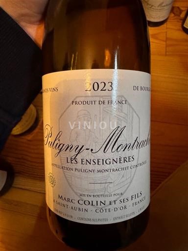 Borgogna Puligny-Montrachet Marc Colin et ses Fils Les Enseignères 2023