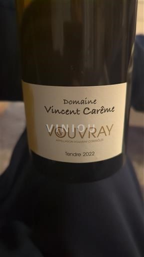 Valle della Loira Vouvray Domaine Vincent Carême Tendre 2022