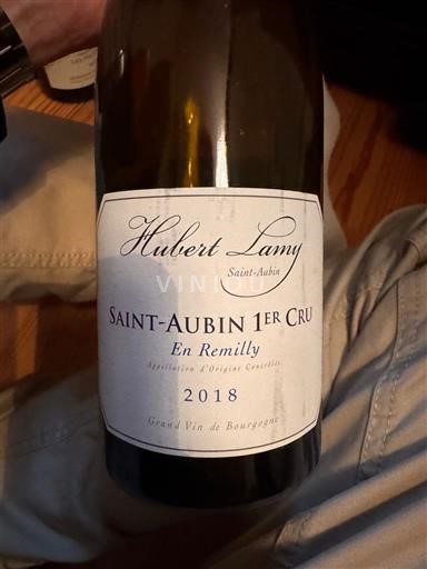 Borgoña San Aubin Premier Cru Domaine Hubert Lamy En Remilly 2018