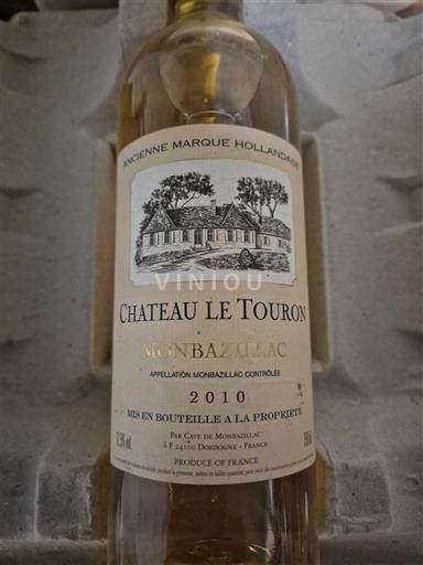 Sydväst Monbazillac Château Le Touron 2010