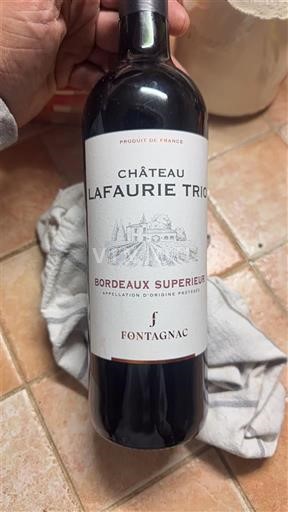 Bordeaux Bordeaux Supérieur Château Lafaurie Trio Fontagnac 2019