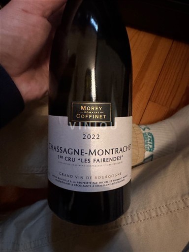 Borgoña Chassagne-Montrachet Premier Cru Domaine Morey Coffinet 1er Cru Les Fairendes 2022