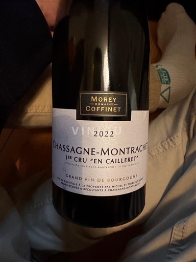 Borgoña Chassagne-Montrachet Premier Cru Domaine Morey-Coffinet En Cailleret 2022