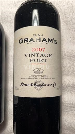 Bồ Đào Nha Porto W. & J. Graham's Vintage Port 2007