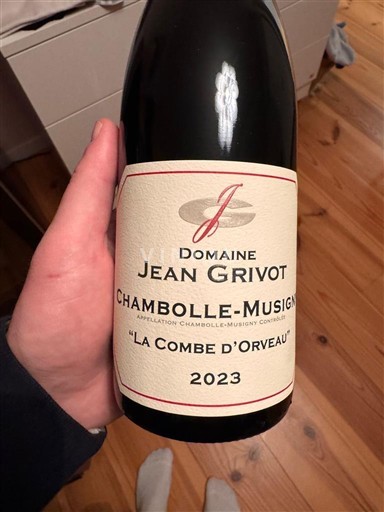 Bourgogne Chambolle-Musigny Domaine Jean Grivot La Combe d'Orveau 2023