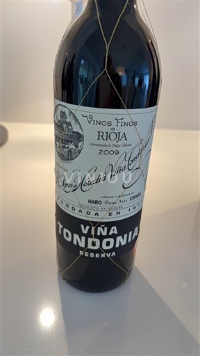 Rioja R. López de Heredia Viña Tondonia Viña Tondonia Reserva 2009