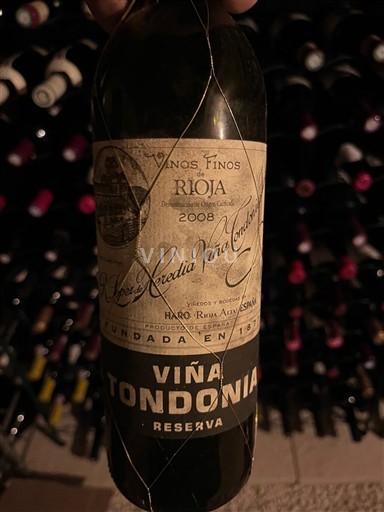 La Rioja Rioja Lopez de Heredia Viña Tondonia Viña Tondonia Reserva 2008