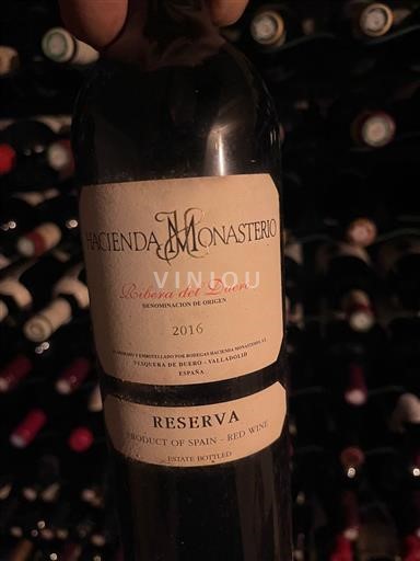 Castille et León Ribera del Duero Hacienda Monasterio Reserva 2016