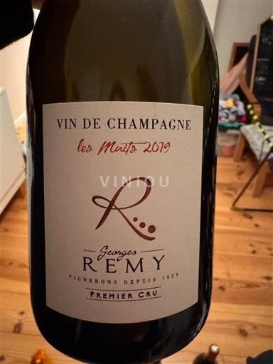 Champagne Premier Cru Georges Remy Les Muits 2019