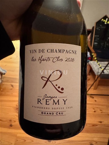 Champagne Grand Cru Georges Remy Les Hauts Clos 2018