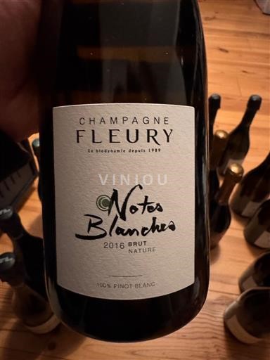 Champagne Šampanské Champagne Fleury Notes Blanches 2016