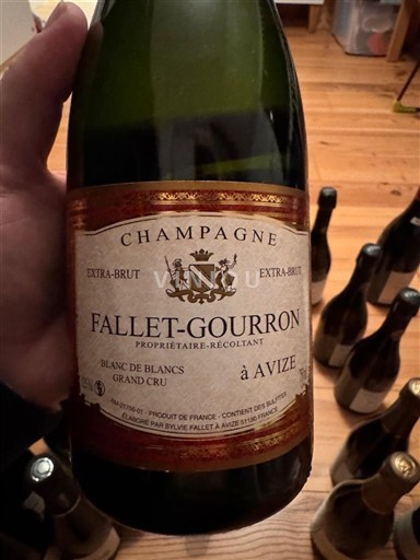 Champagne Sâm-panh Grand Cru Fallet-Gourron Extra-Brut Blanc de Blancs Không niên vụ