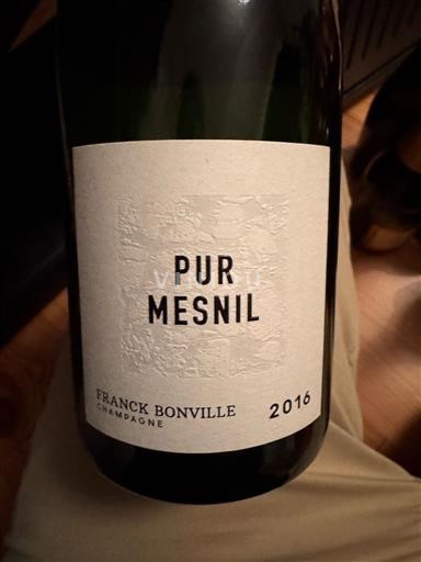Champagne Šampanské Franck Bonville Pur Mesnil 2016