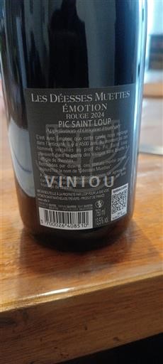 Langvedok Pic-saint-loup Les Déesses Muettes Émotion 2024