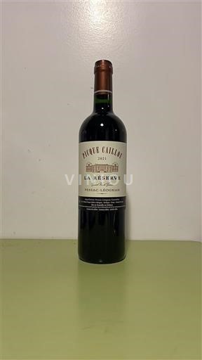 Bordeaux Pessac-Léognan Pique Caillou La Réserve 2021