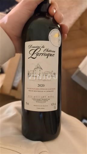 Zuidwest-Frankrijk Côtes de Gascogne Domaine Château Larroque 2020