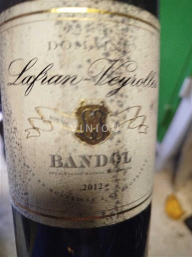Provansa Bandol Domaine Lafran-Veyrolles 2012