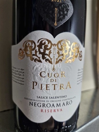 Apulija Salice Salentino Cuor di Pietra Negroamaro Riserva 2021