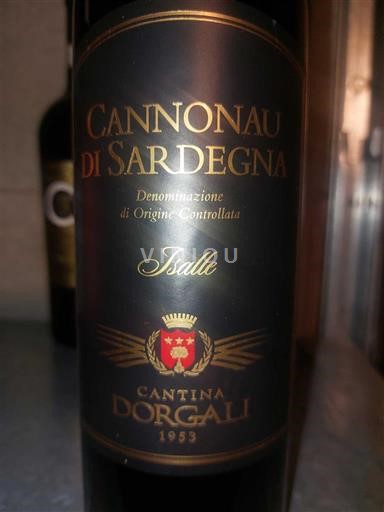Cerdeña Cannonau de Cerdeña Cantina Dorgali Isalle 2024