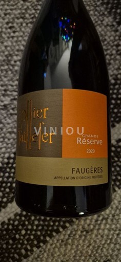 Languedoc Faugères Ollier Taillefer Grande Réserve 2020