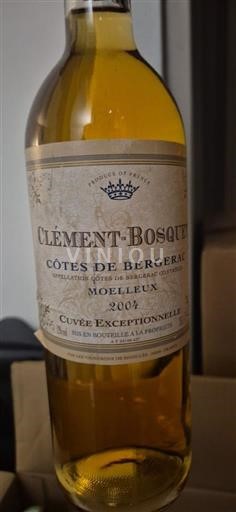 South West Côtes de Bergerac Clément-Bosquet Exceptionnelle 2002