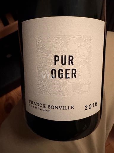 Champagne Ospecificerad Grand Cru Franck Bonville Pur Oger 2018