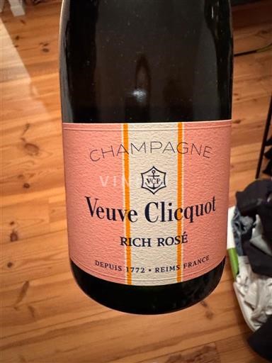 Champagne Šampanské Veuve Clicquot Rich Rosé Neročník