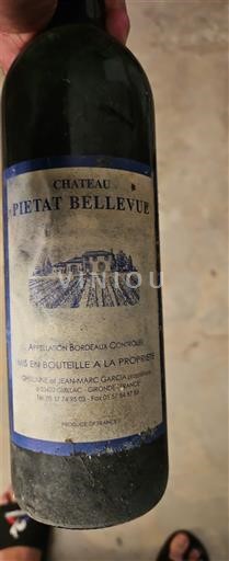 Bordeaux Château Pietat Bellevue Neročník