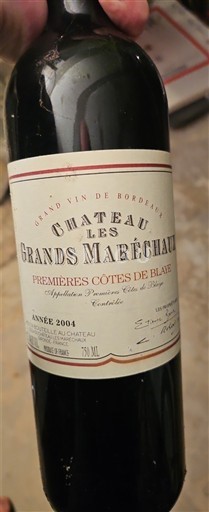 Burdeos No especificado Château Les Grands Maréchaux 2004