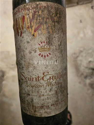 Bordéus Saint-Émilion Baron Philippe de Rothschild Baron Philippe 1963